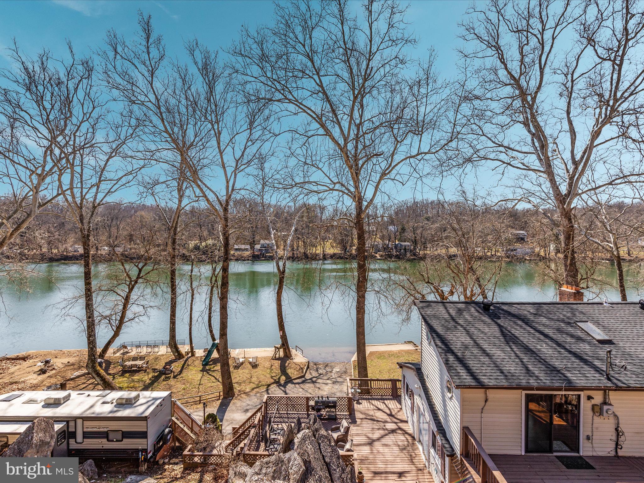 646 Old Dam Road Front Royal, VA 22630 - Photo 47 of 88 a lake view with boat and trees