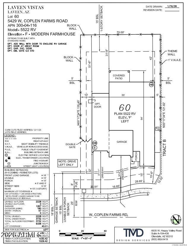 5429 West Coplen Farms Road Laveen, AZ 85339 - Photo 2 of 4 Plot Plan
