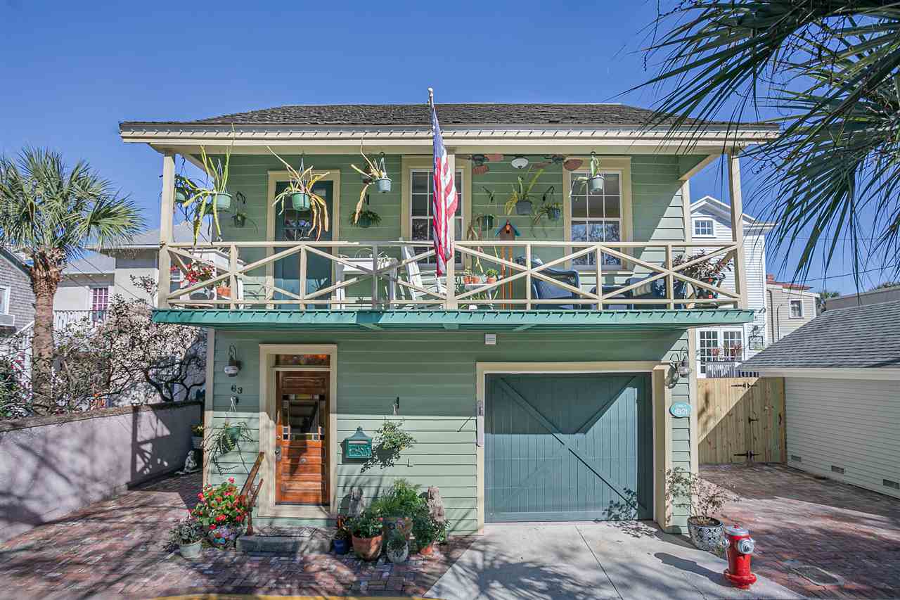 63 Marine Street St. Augustine, FL 32084 - Photo 40 of 42 a view of house with outdoor space