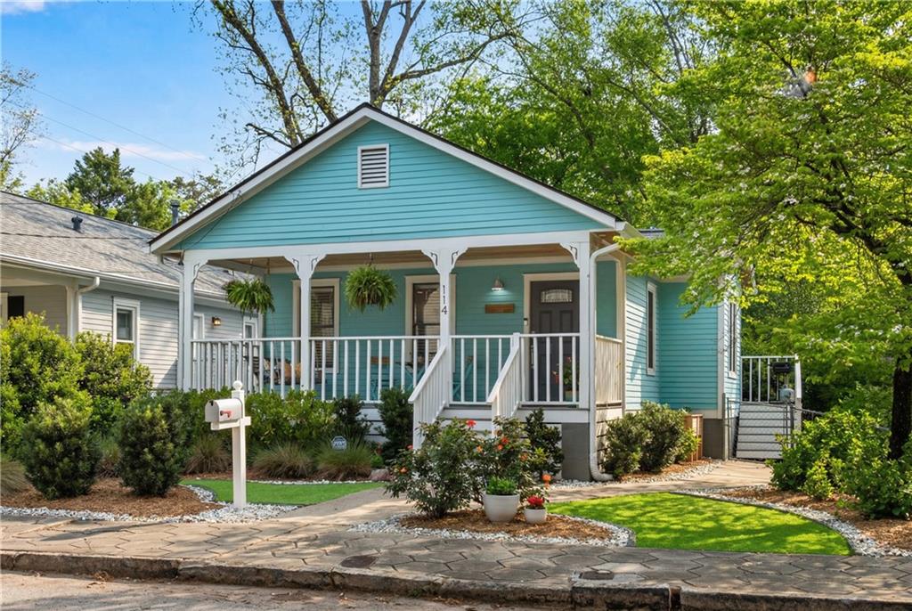 114 Tye Street Southeast Atlanta, GA 30316 - Photo 1 of 48 a view of front of a house with a yard
