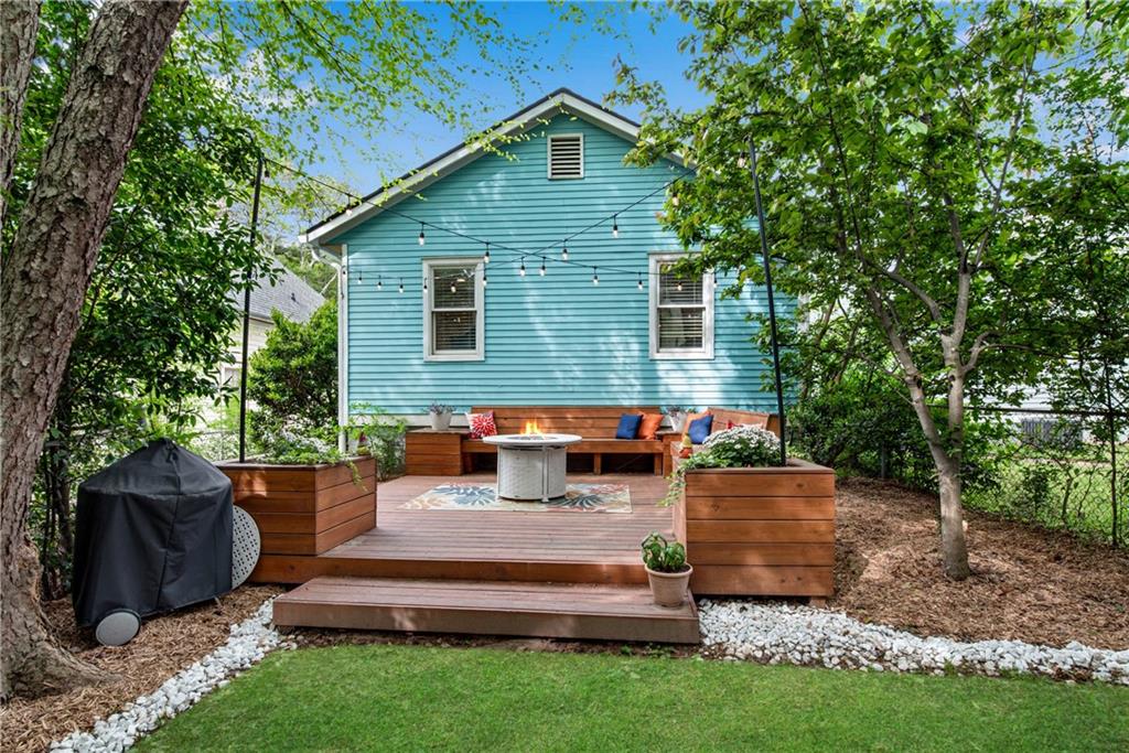 114 Tye Street Southeast Atlanta, GA 30316 - Photo 35 of 48 a backyard of a house with seating space