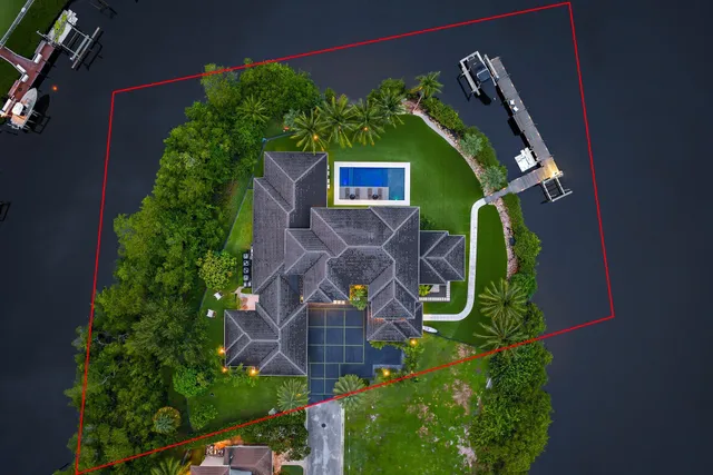 a view of a city with lake view