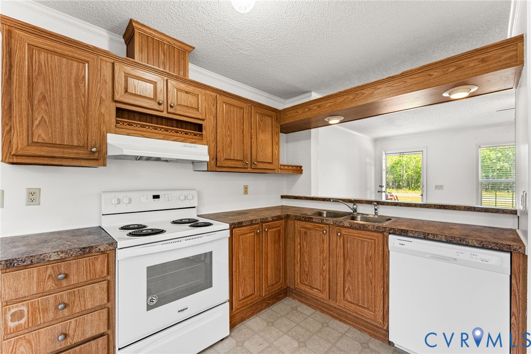 1450 Mt Prospect Road Laneview, VA 22504 - Photo 8 of 25 Eat-in Kitchen with wood cabinets,range,dishwasher