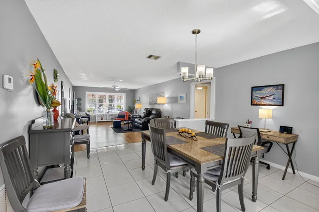 a view of a livingroom and dining room