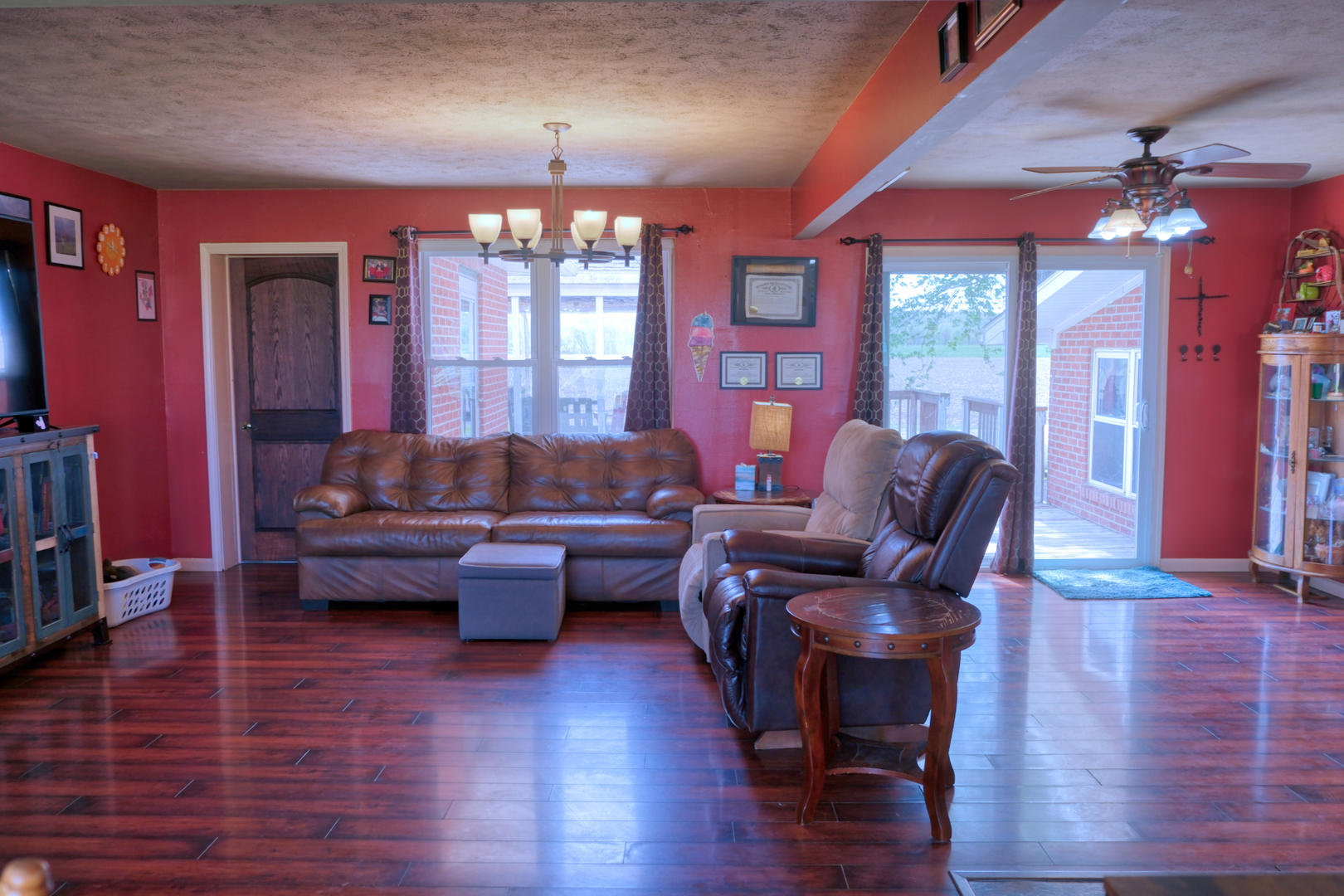 3992 Neunert Road Jacob, IL 62950 - Photo 11 of 48 a living room with furniture and a wooden floor