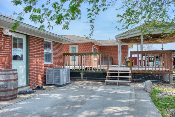 a front view of a house with a porch