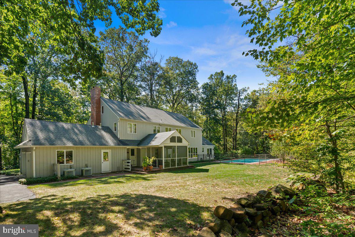 1005 Stuart Road Princeton, NJ 08540 - Photo 25 of 42 Expansive back view featuring poolside retreat