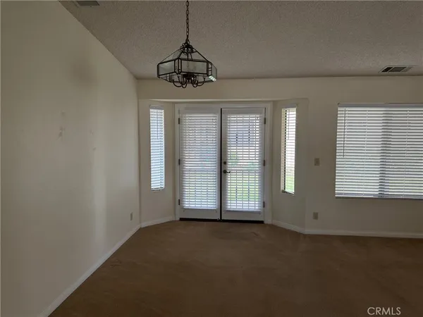 a view of livingroom with windows