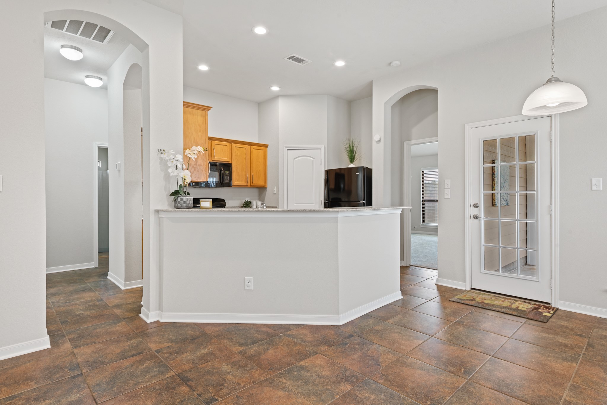 2041 Mountain Wind Loop Bryan, TX 77807 - Photo 6 of 17 Kitchen open to living and dining areas