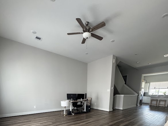 1282 North Post Oak Road, Unit A Houston, TX 77055 - Photo 3 of 19 Spacious living room with open concept kitchen and dining room.