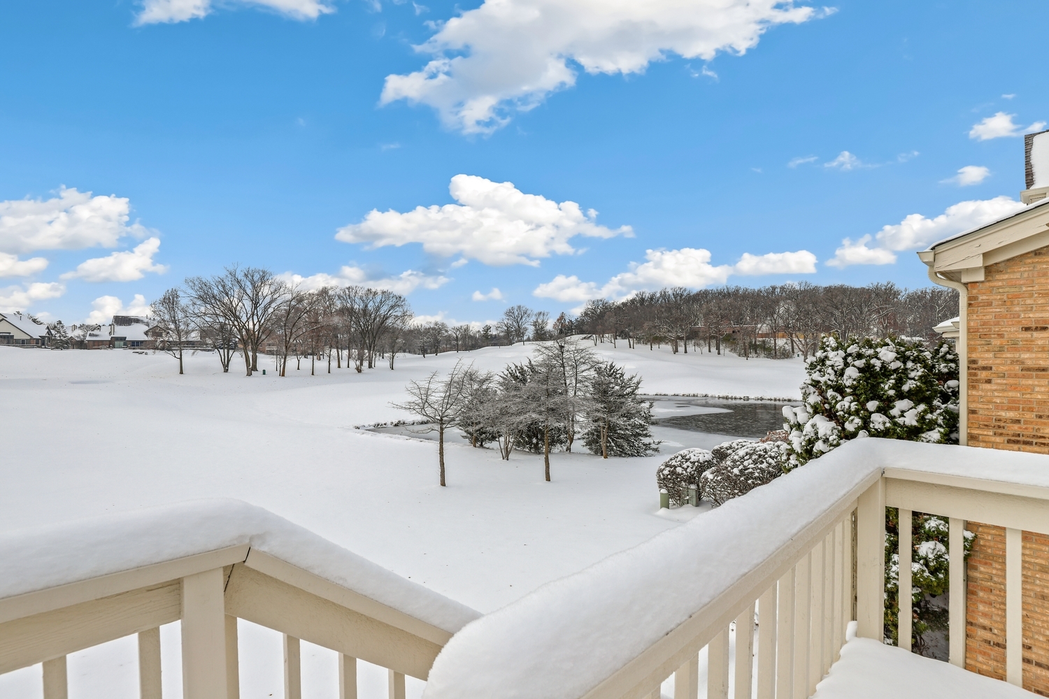 14518 Golf Road Orland Park, IL 60462 - Photo 39 of 42 a view of a lake from a balcony