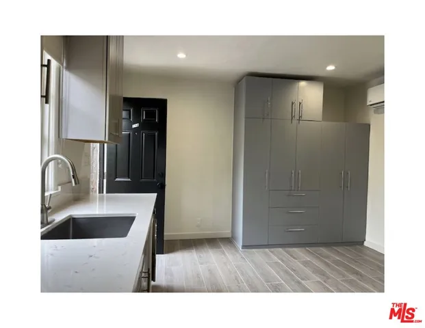 a view of kitchen and utility room