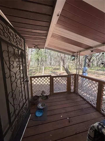 a view of outdoor space with seating