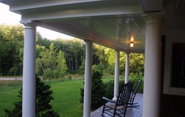 106 Koning Farm Road Carlisle, MA 01741 - Photo 38 of 39 a view of a porch with furniture and garden