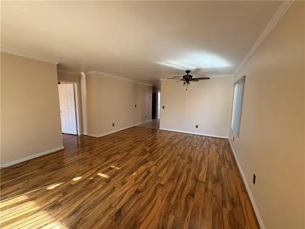 wooden floor in an empty room