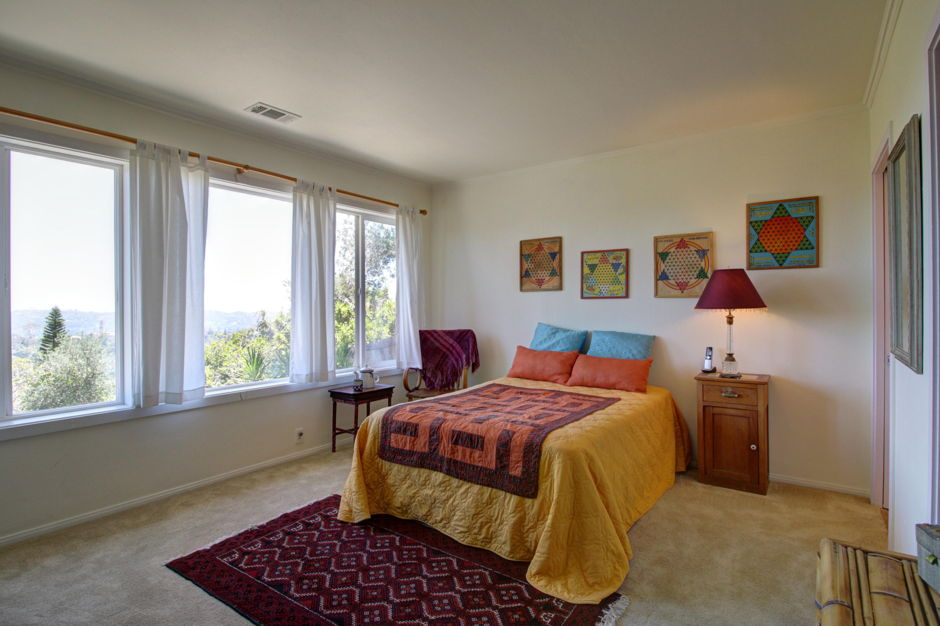 990 Cheltenham Road Santa Barbara, CA 93105 - Photo 9 of 16 Master bedroom with bath