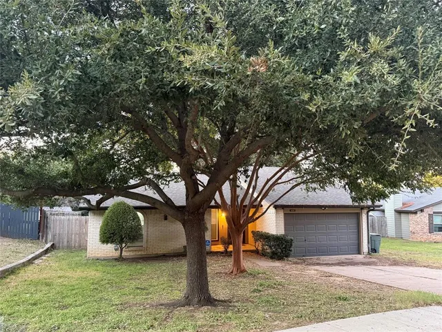 a house that has a tree in front of it