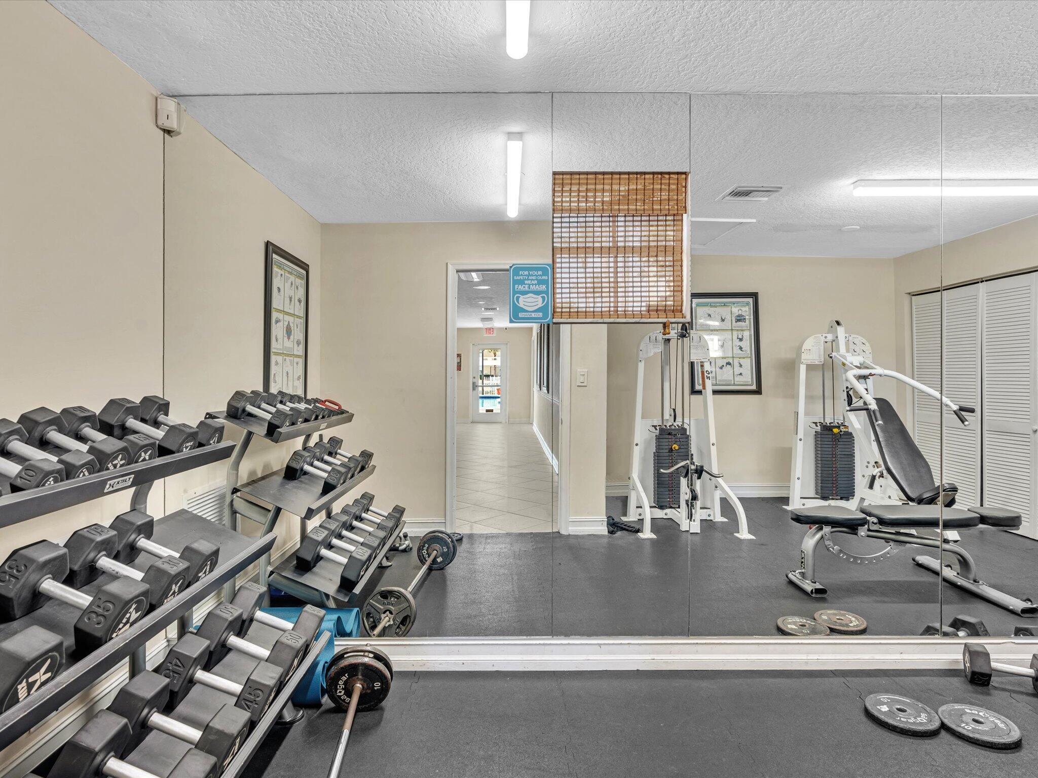6284 La Costa Drive, Unit K Boca Raton, FL 33433 - Photo 40 of 57 Well Equipped Fitness Center