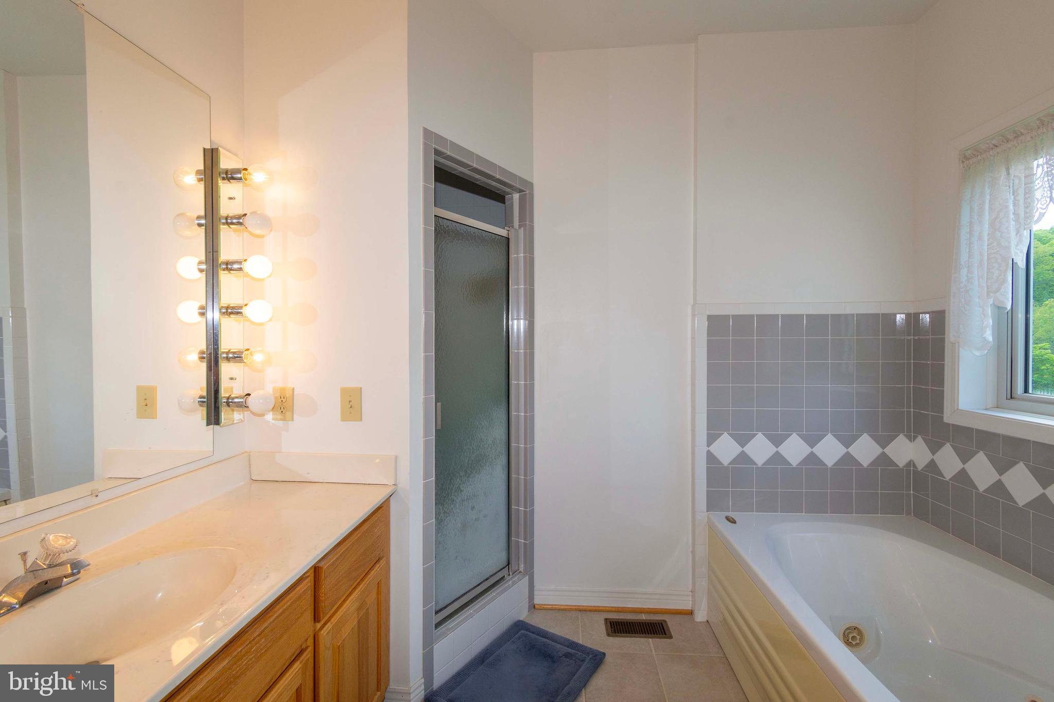 6000 Haleys Mill Road Spotsylvania, VA 22551 - Photo 45 of 85 a bathroom with a tub sink and mirror