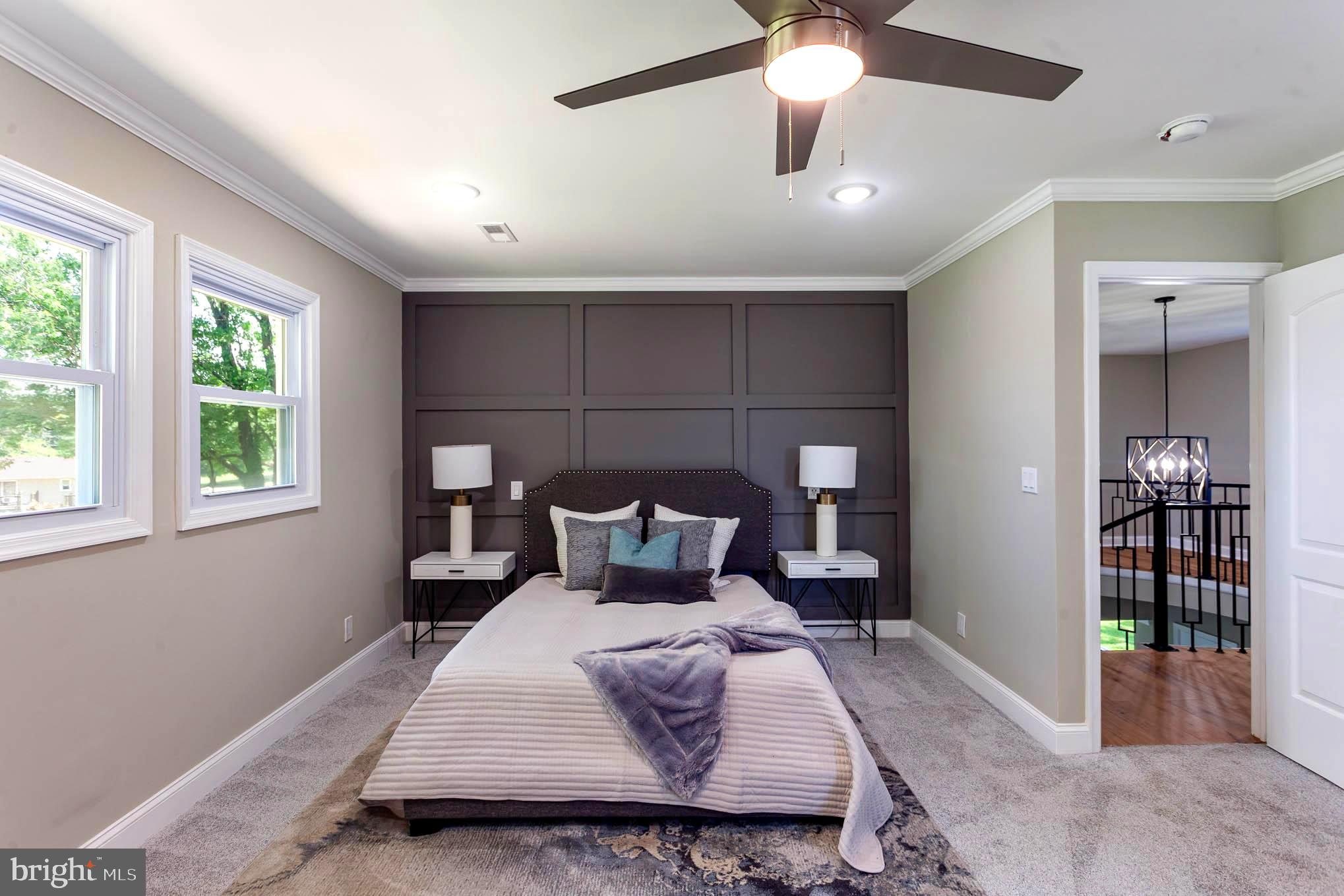 5740 Allender Road White Marsh, MD 21162 - Photo 27 of 60 Owner's suite with gorgeous accent wall