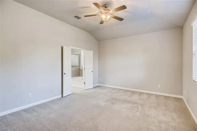 a view of an empty room