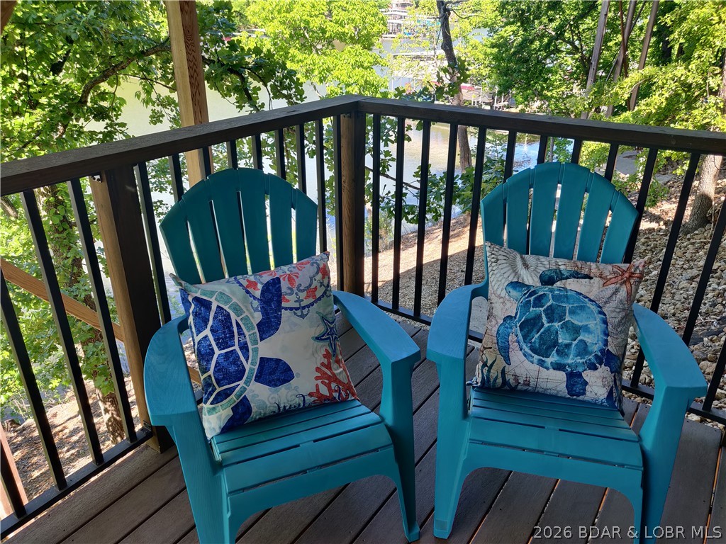 1082 Rachel Road, Unit 29 Osage Beach, MO 65065 - Photo 24 of 32 Basement suite deck overlooking the water.