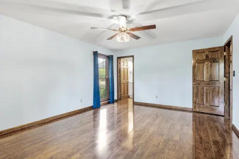a bathroom with a sink double vanity and a mirror