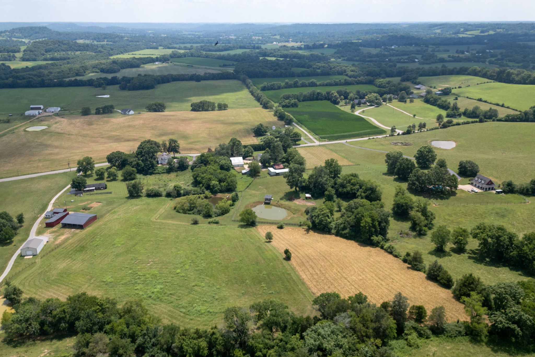 719 Waco Road Lynnville, TN 38472 - Photo 64 of 67 an aerial view of residential houses with outdoor space and river
