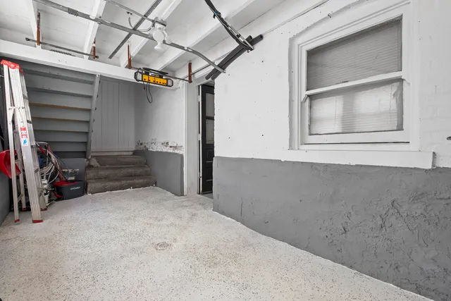 a view of storage and utility room