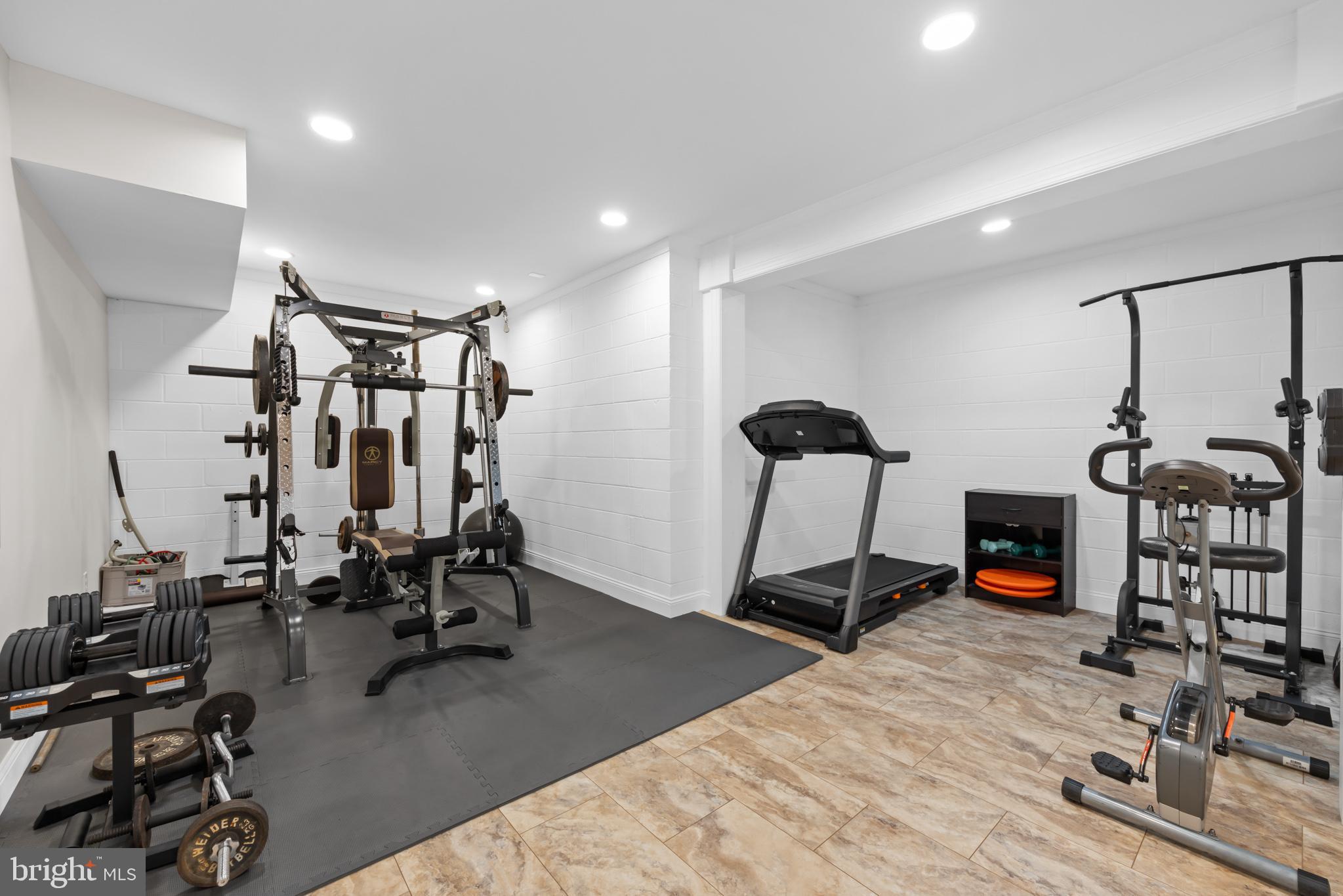 286 Lewis Drive Ruckersville, VA 22968 - Photo 46 of 77 Exercise Room / Great for Movies Too!