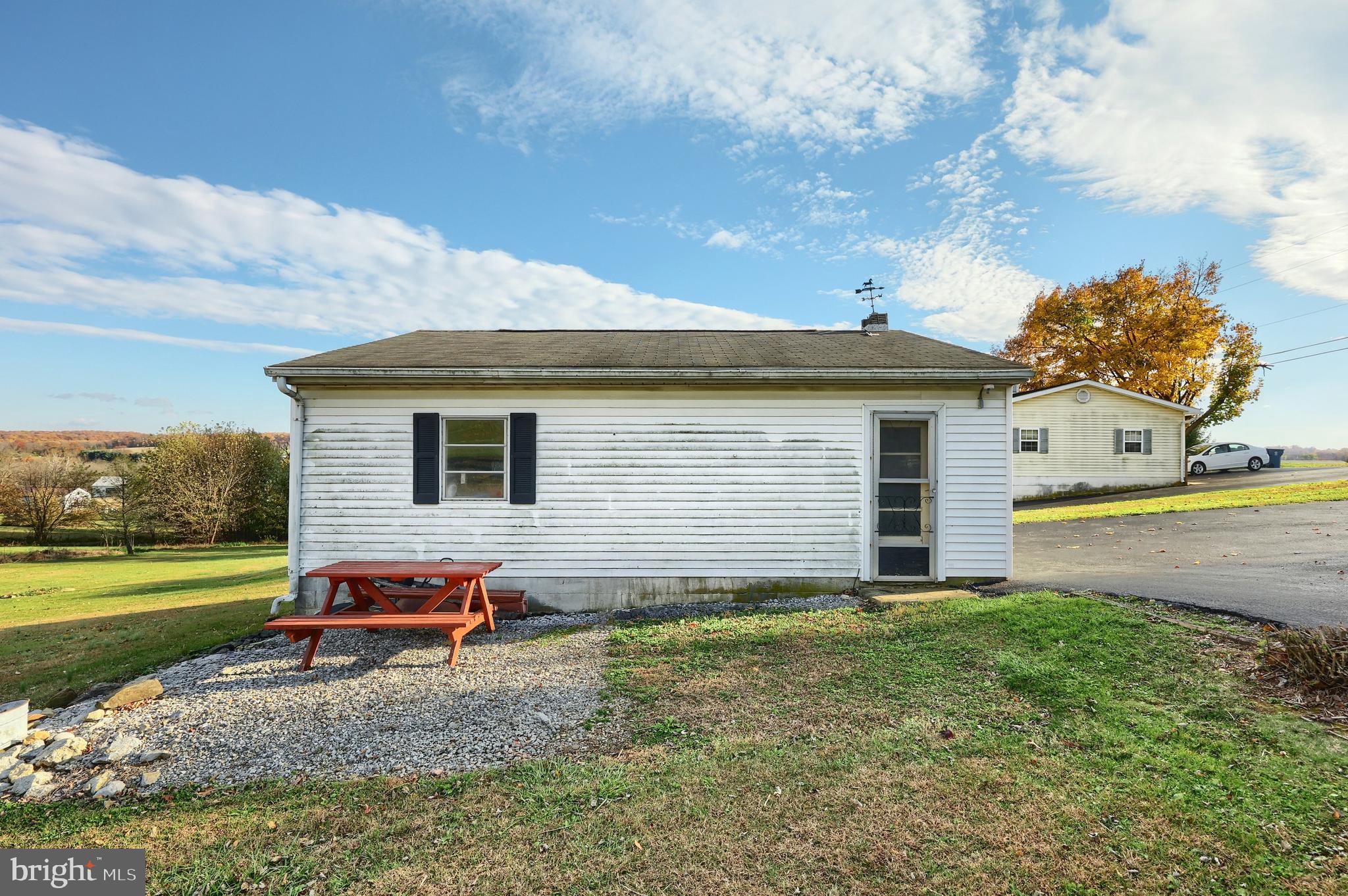 2121 Stauffer Road Seven Valleys, PA 17360 - Photo 10 of 47 a backyard of a house with table and chairs