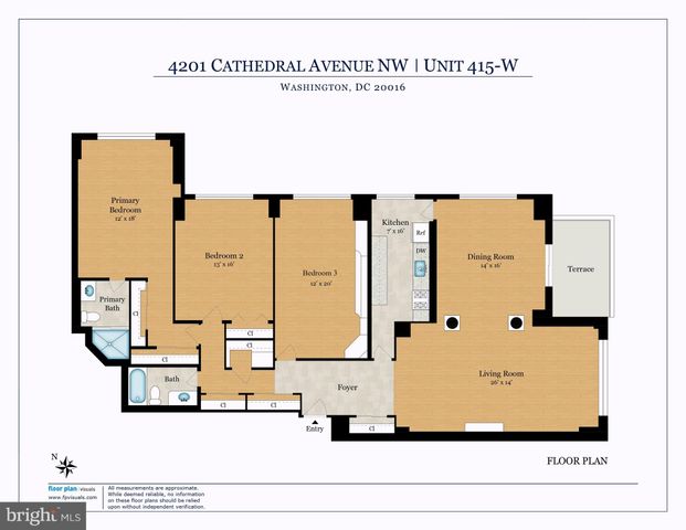 $645,000 | 4201 Cathedral Avenue Northwest, Unit 415W, Washington, DC 20016