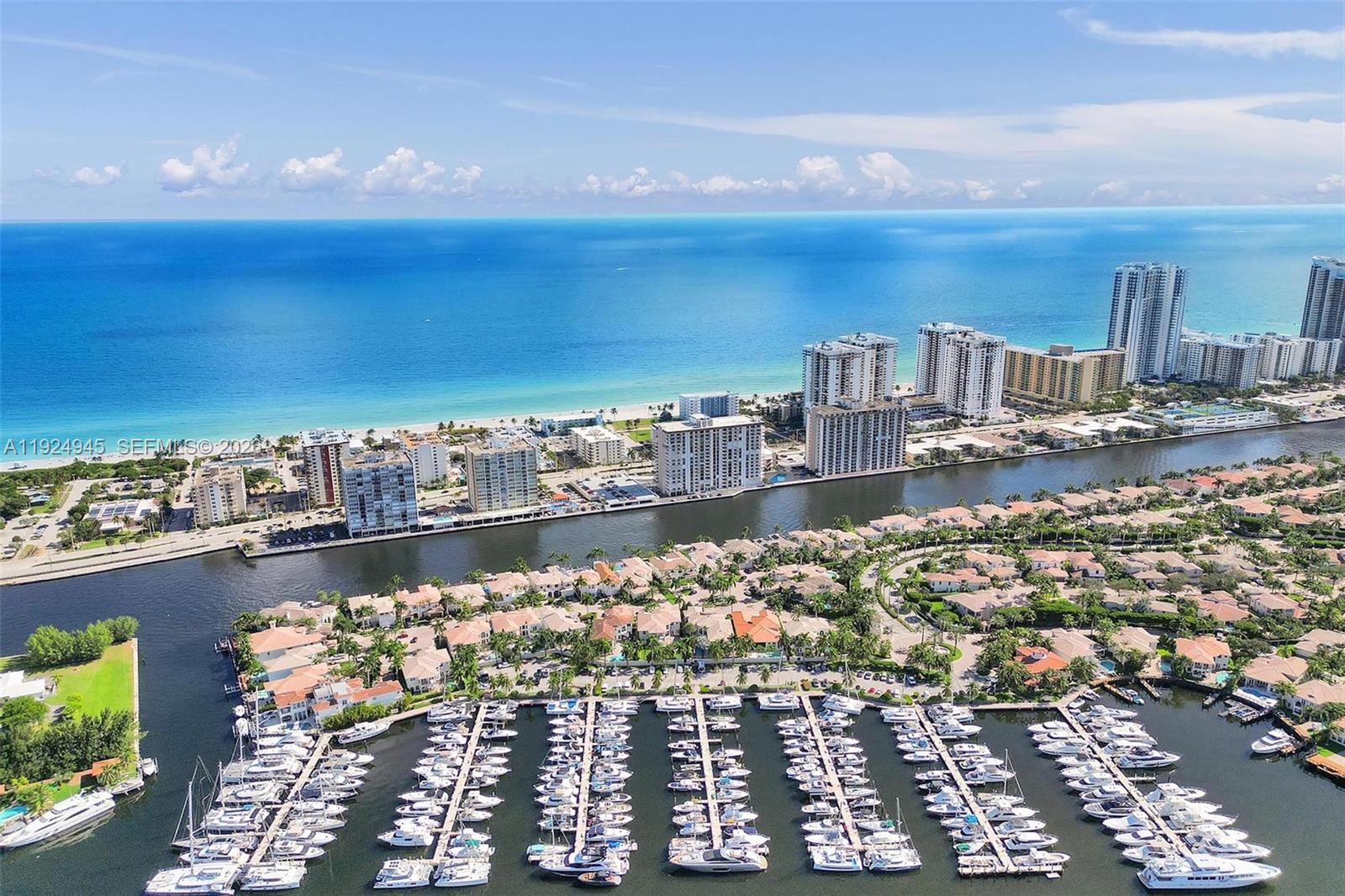 1575 Windjammer Way Hollywood, FL 33019 - Photo 38 of 42 a view of a city and ocean