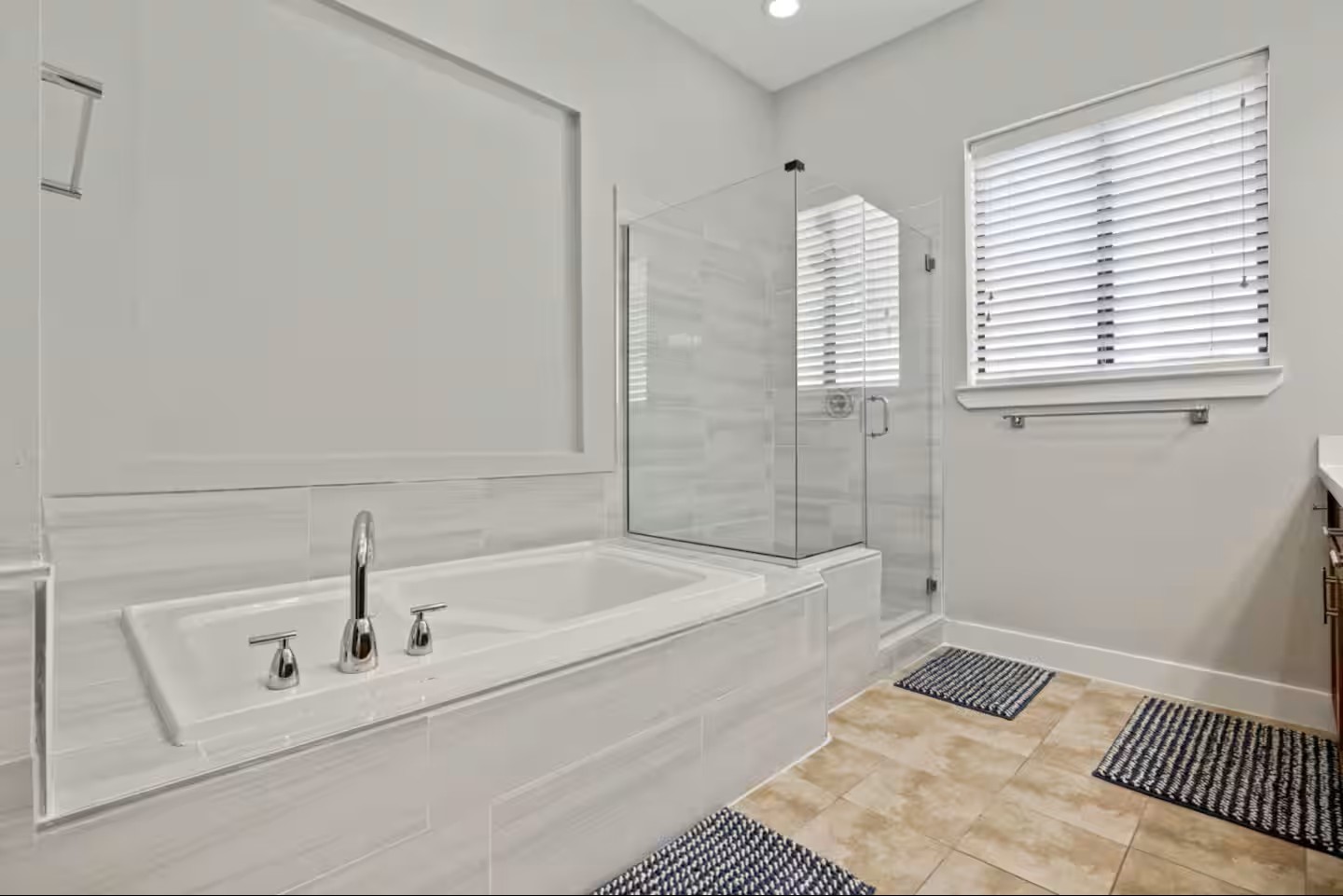 1205 Detering Street Houston, TX 77007 - Photo 22 of 30 a bathroom with a bathtub and a shower