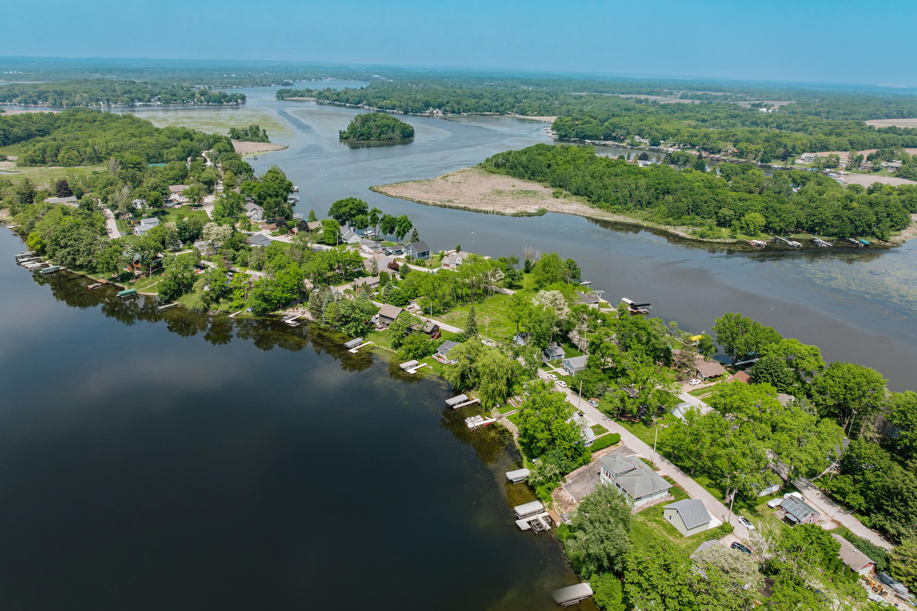5420 West Peninsula Road Waterford, WI 53185 - Photo 61 of 65 There is so much Lake Life to enjoy with Buena Lake on one side of the Peninsula, the Fox River on the other side which leads to Tichigan Lake!
