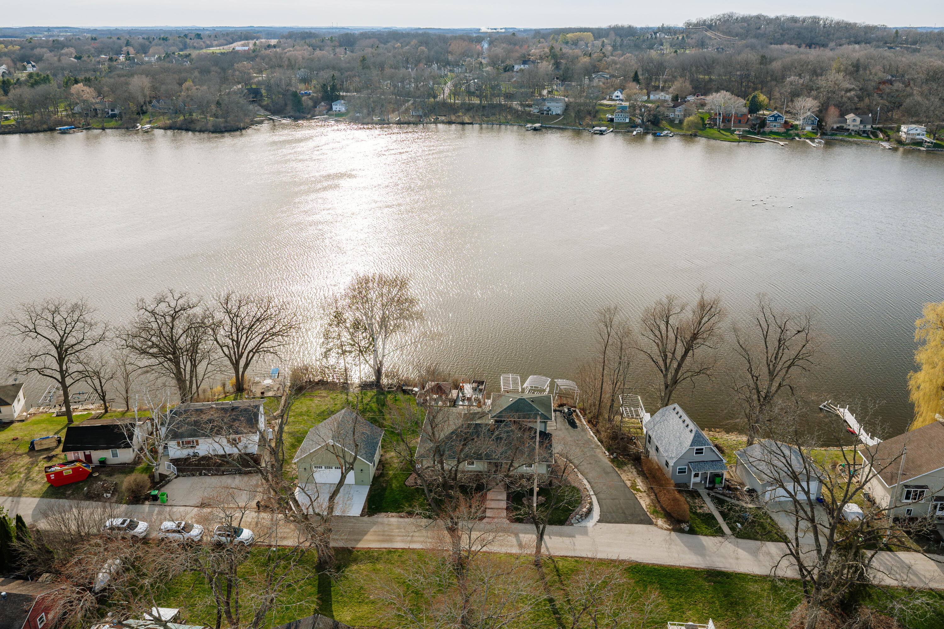 5420 West Peninsula Road Waterford, WI 53185 - Photo 63 of 65 Enjoy daily sunsets over the lake with a Westerly view from the home!