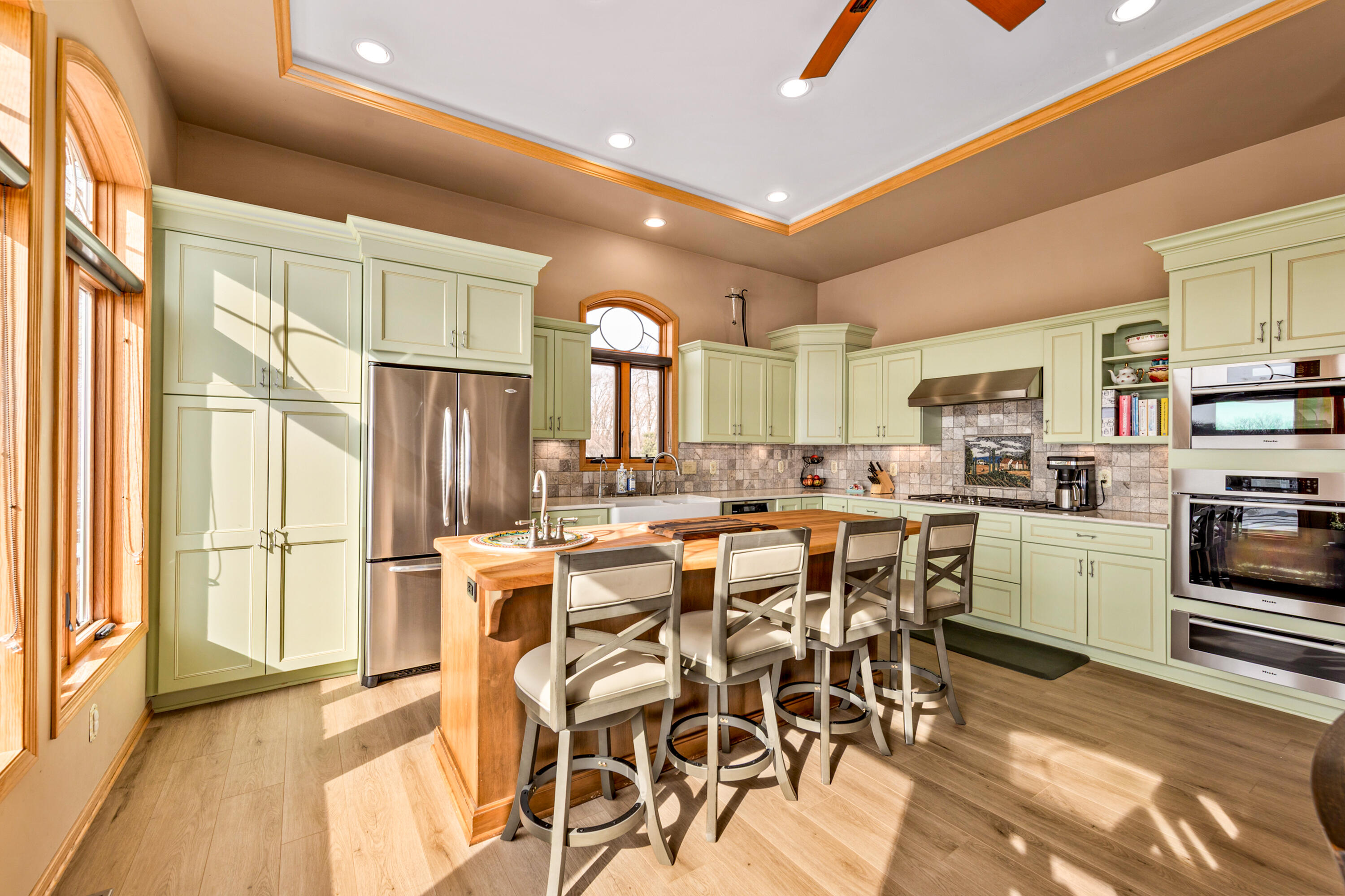 5420 West Peninsula Road Waterford, WI 53185 - Photo 10 of 65 Chef's Kitchen featuring Miele appliances!