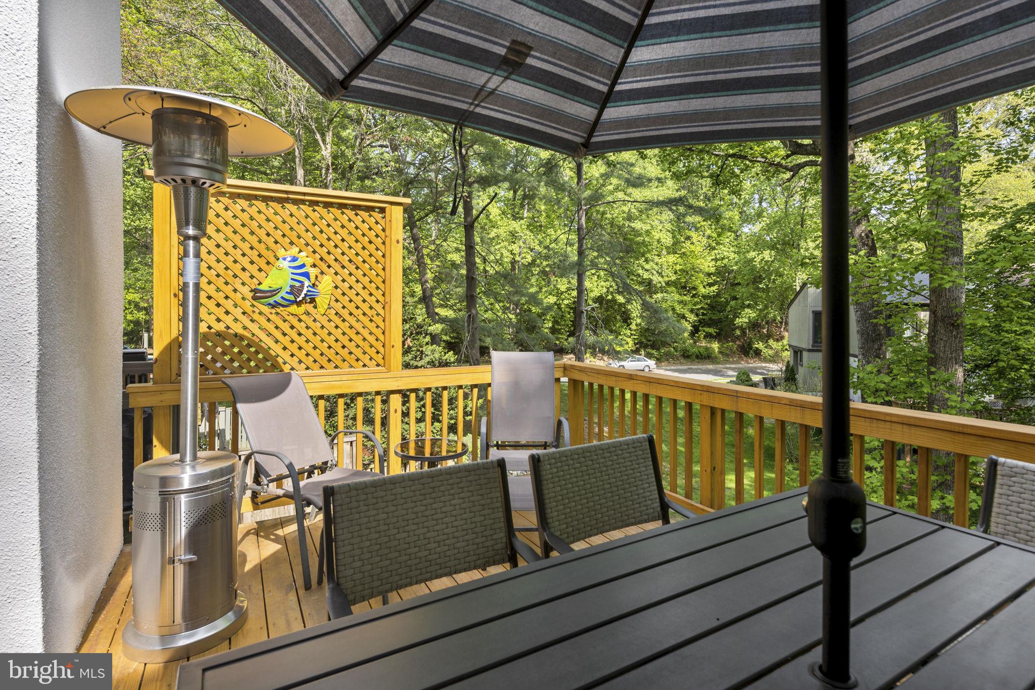 11740 Decade Court Reston, VA 20191 - Photo 20 of 44 Deck fits dining table with room for sitting area