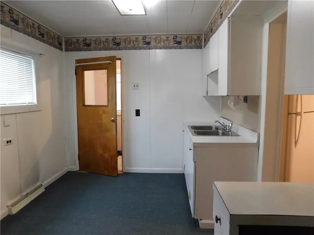 a room with storage and utility