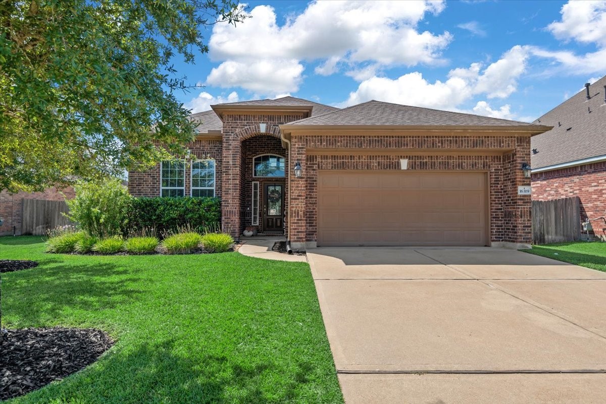 16319 Denise Terrace Drive Hockley, TX 77447 - Photo 1 of 49 a front view of house with yard