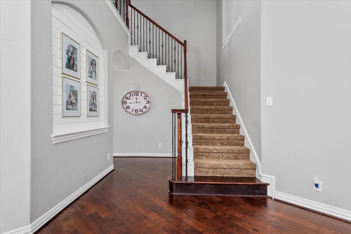 16319 Denise Terrace Drive Hockley, TX 77447 - Photo 30 of 49 a view of entryway with wooden floor