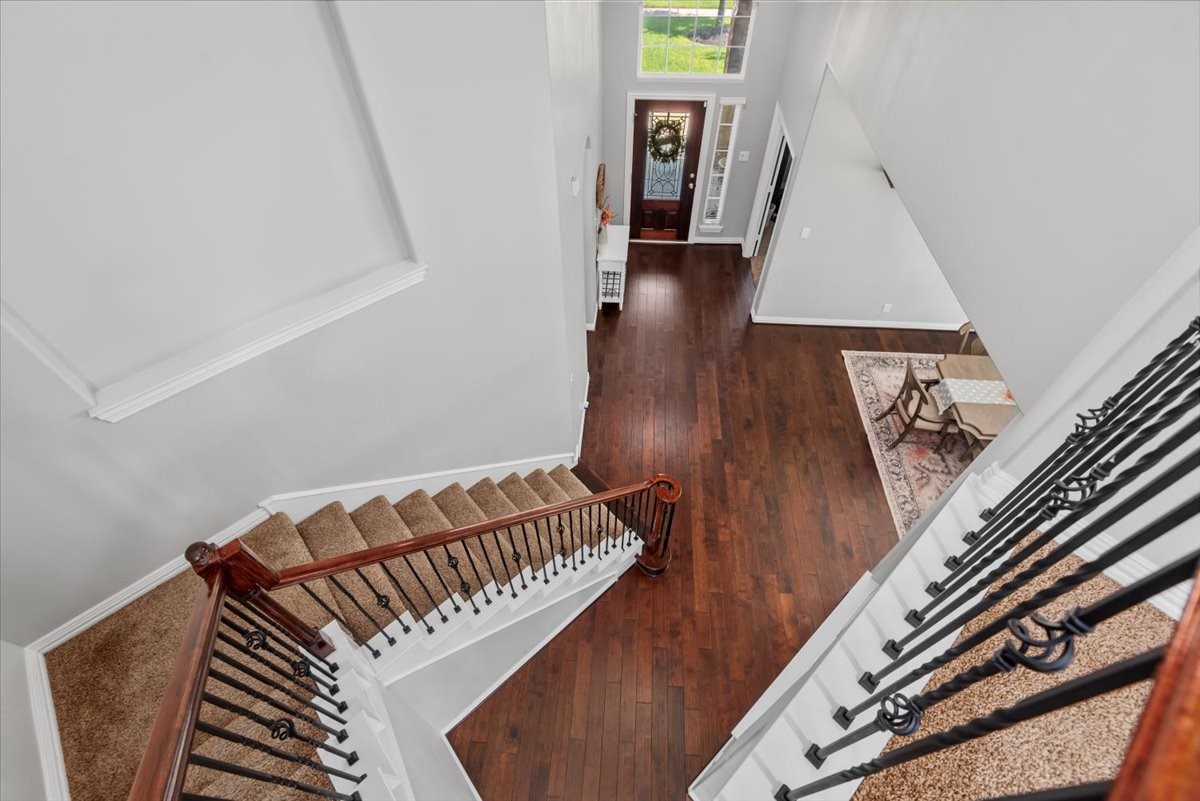 16319 Denise Terrace Drive Hockley, TX 77447 - Photo 31 of 49 a view of an entryway with staircase