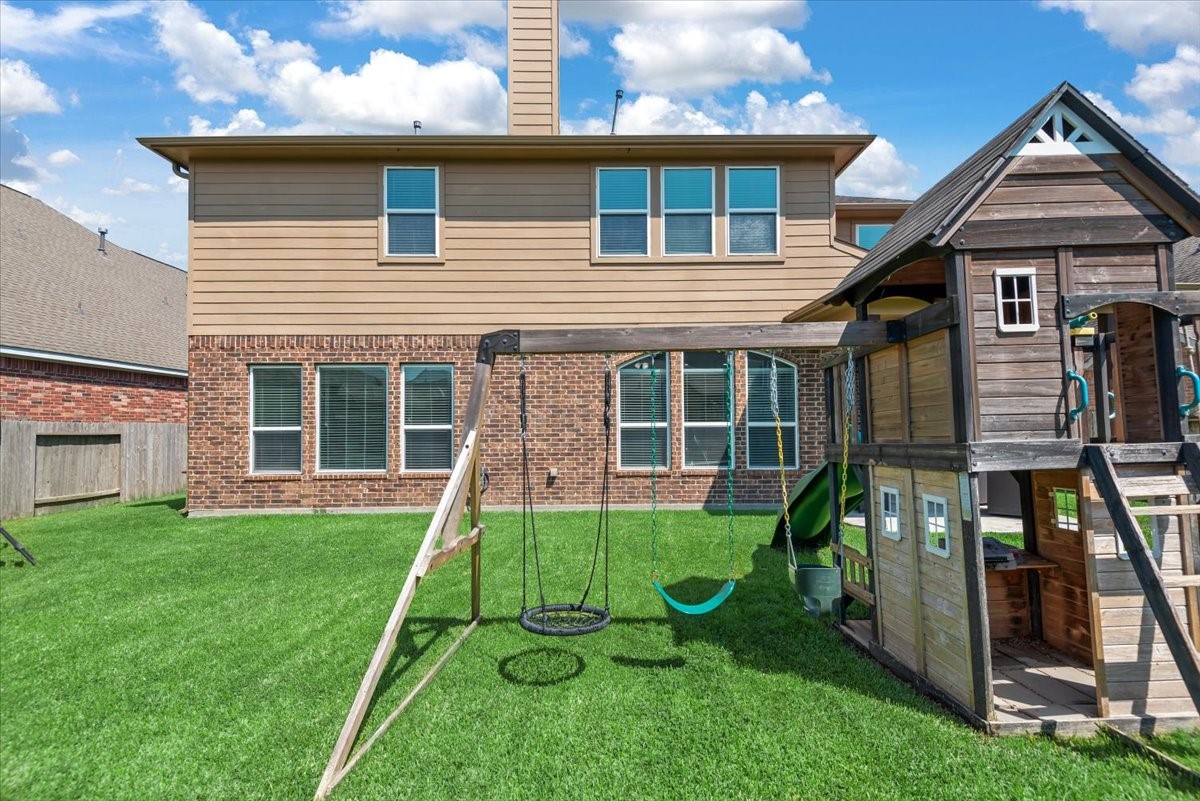 16319 Denise Terrace Drive Hockley, TX 77447 - Photo 44 of 49 front view of a house with a yard