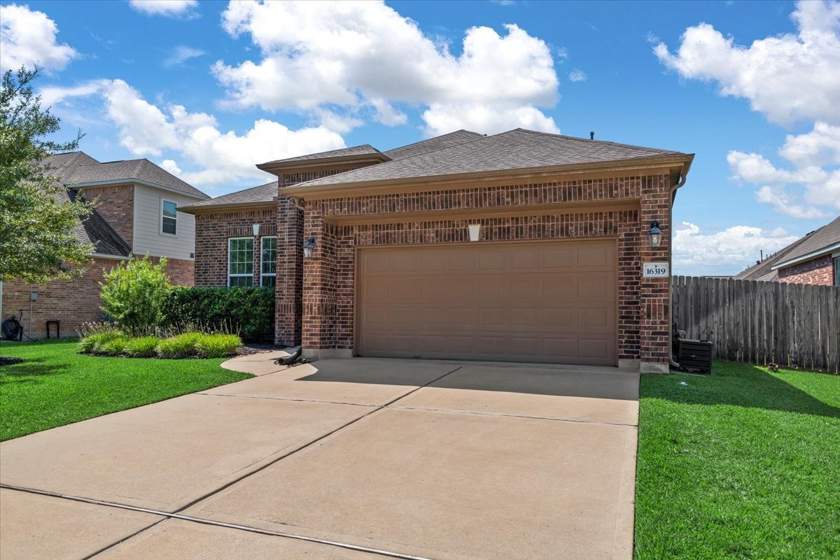 16319 Denise Terrace Drive Hockley, TX 77447 - Photo 48 of 49 a front view of house with yard