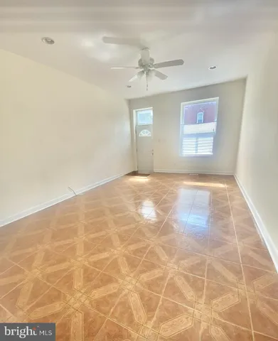 a view of an empty room