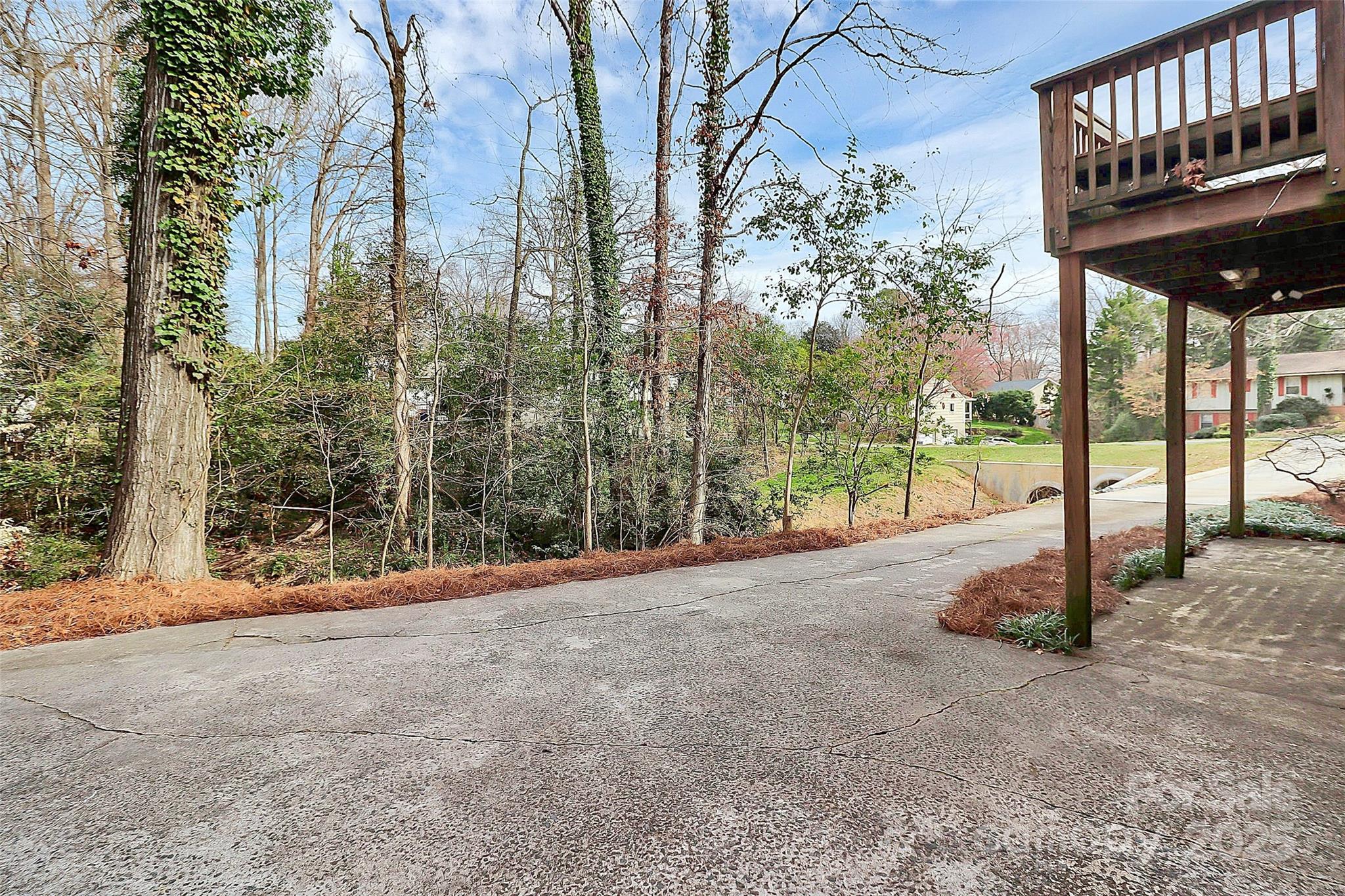 3200 Highview Road Charlotte, NC 28210 - Photo 37 of 48 a view of a house with backyard and trees