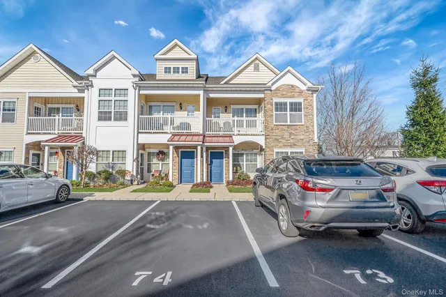 a car parked in front of a house
