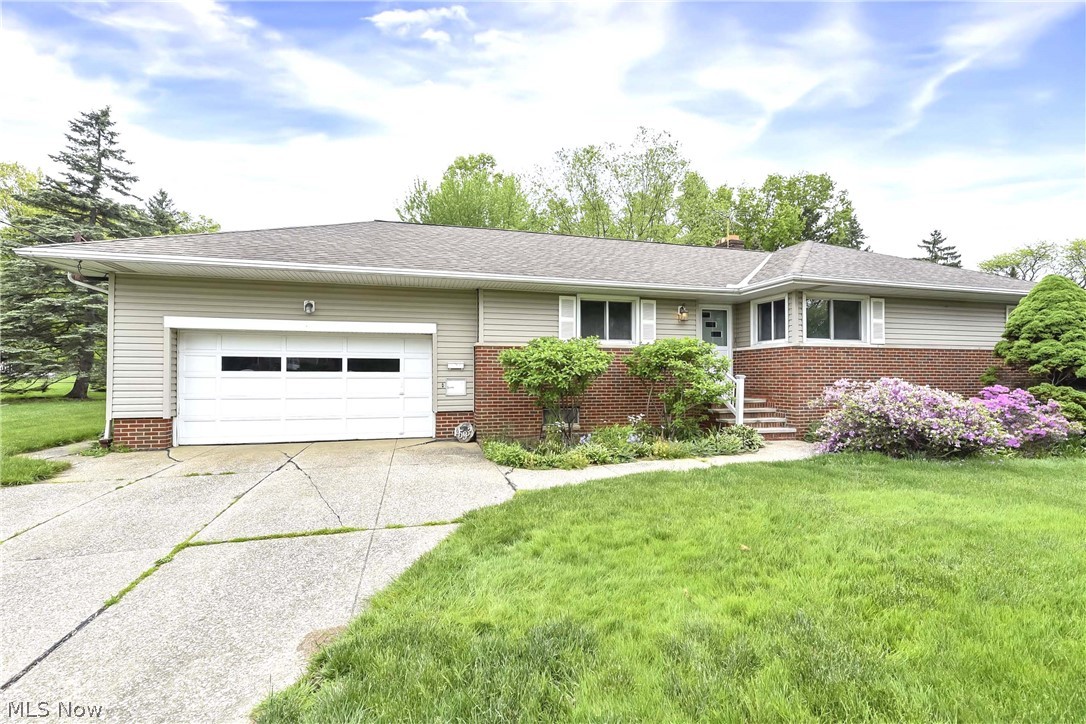 14593 Turney Road Maple Heights, OH 44137 - Photo 30 of 45 Ranch-style home with a garage and a front yard