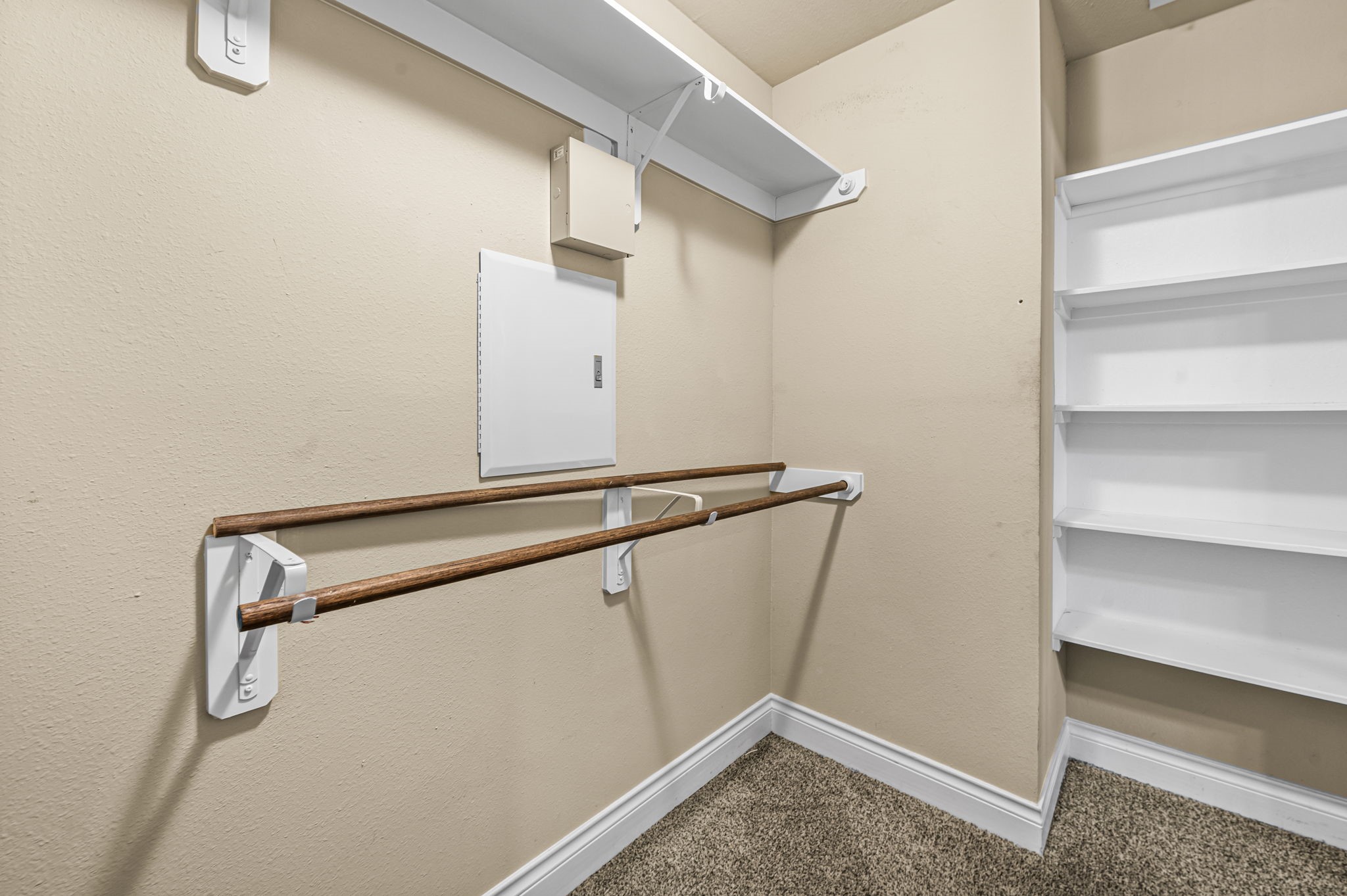 6838 Foster Street Houston, TX 77021 - Photo 22 of 24 Dedicated laundry room with shelving and space for a full-size washer and dryer