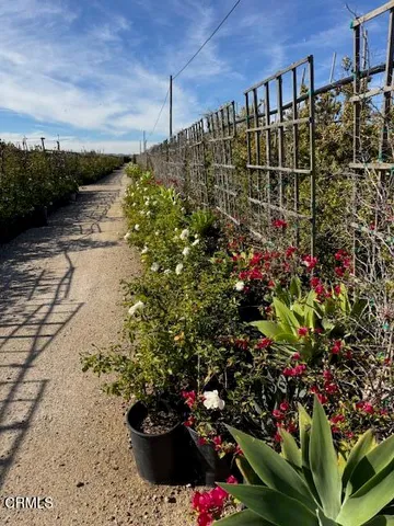 front view of a house with a patio